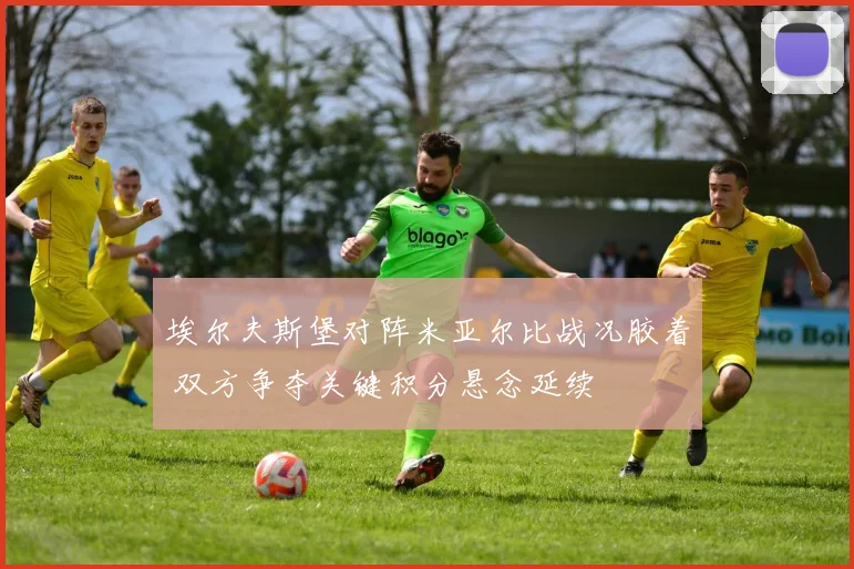 埃尔夫斯堡对阵米亚尔比战况胶着 双方争夺关键积分悬念延续
