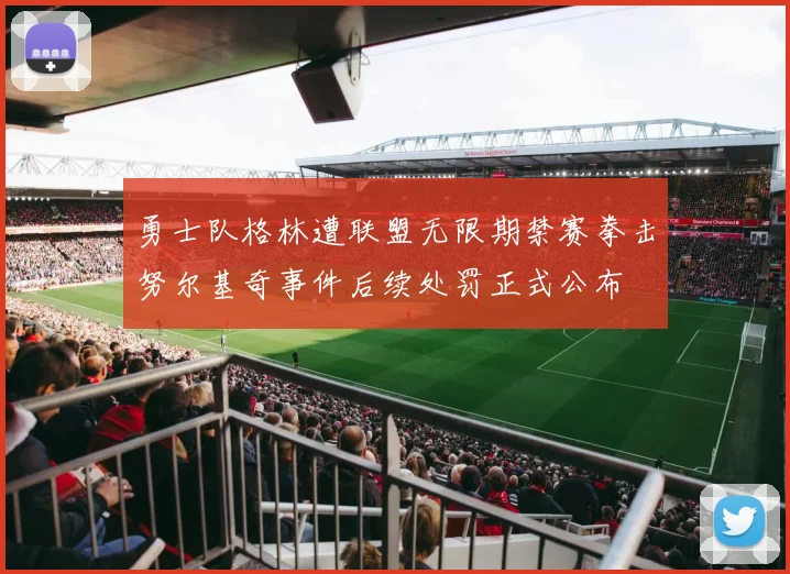 勇士队格林遭联盟无限期禁赛拳击努尔基奇事件后续处罚正式公布